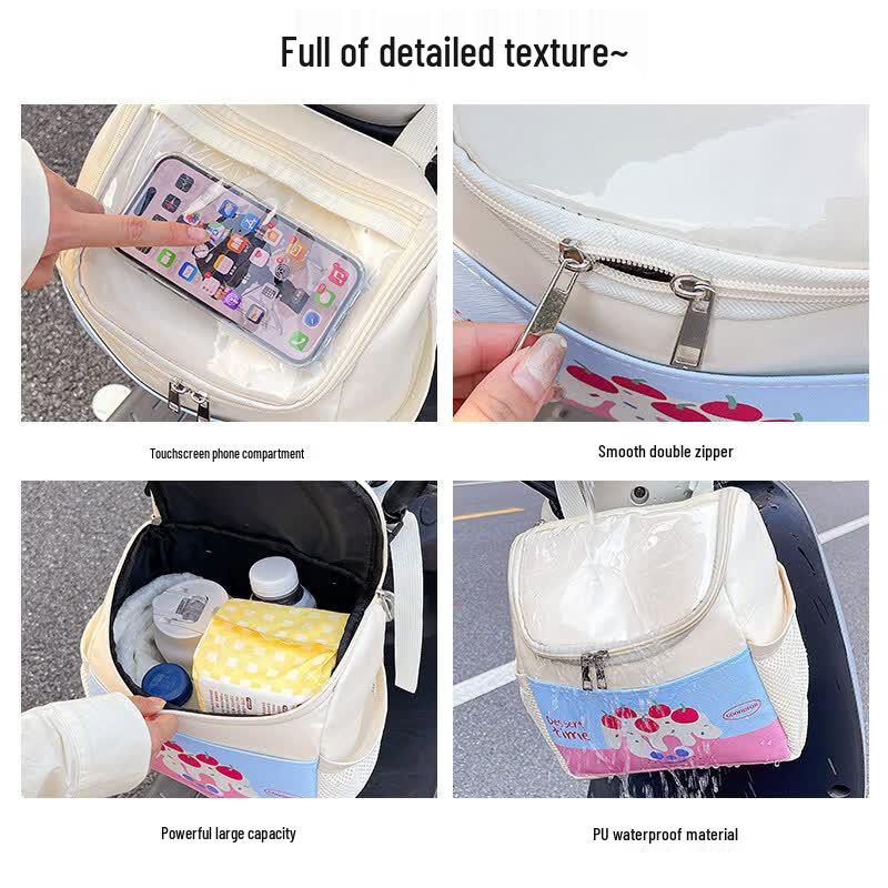 Electric Scooter Waterproof Front Storage Bag