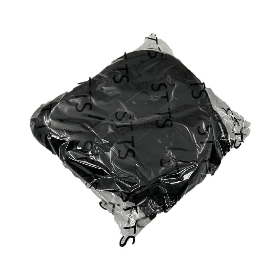 ST TS Bicycle Saddle Cover, Thick, Shock-Absorbing, Memory Foam, Soft, Black, with Non-Slip Seat and Waterproof Cover (01 Thick Type)