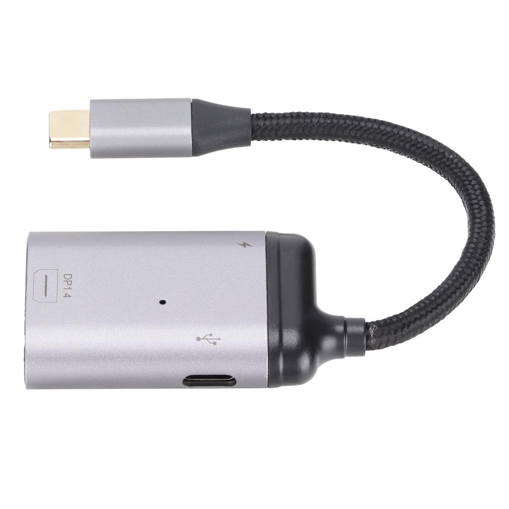 JORINDO Type C to Mini DisplayPort Adapter Type C to DP Converter with Power Port and Type C Data Port