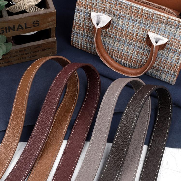 26in Handbag Shoulder Strap Lychee Texture Strap PU Leather Crossbody Bag Strap