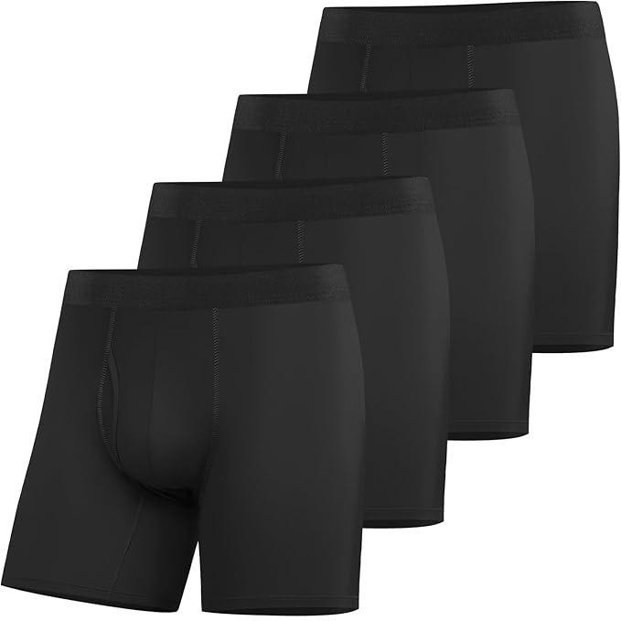 Long open men's underwear men's open hole flat corner shorts side plus sports open file