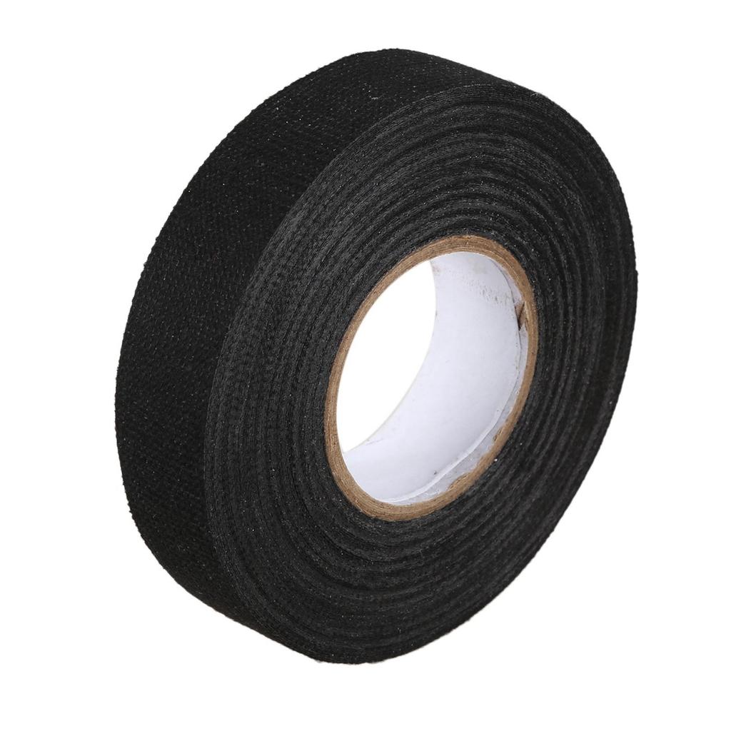 Premium-10Pc Heat-Resistant Wiring Harness Tape Looms Wiring Harness Cloth Fabric Tape Adhesive Cable Protection 19Mm X 15M
