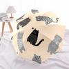 1 Stück Katzenmuster Automatisches Öffnen/Schließen, Ganzjahres-Tragbarer Faltregenschirm, Reisen, Alltag, Formelle Anlässe - Kompakter Luxus-Sonnenschirm, Outdoor-Accessoire