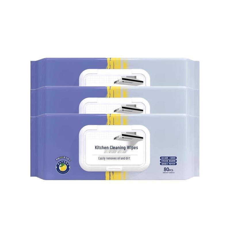 Мощные влажные салфетки для кухни - Упаковка 3 шт.