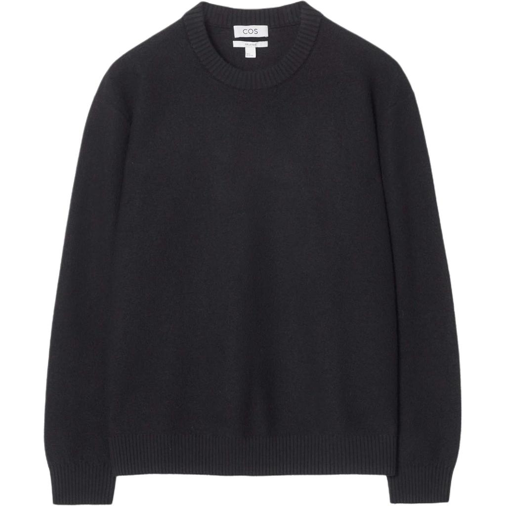 COS Sweaters Men's Black Crew Neck Moderate Other 1190846003