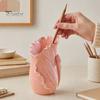 Sustainable Office Stationery Storage Lotus Leaf Pen Holder, Decorative Pencil Modern Eco-conscious Holder Desk Organizer for Supplies Makeup Brushes