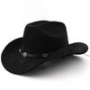 Classic Western Cowboy Hat High Quality Top Hat European and American Knight Hat Men's and Women's Fashion Versatile Sunshade Sunscreen Hat