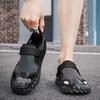 Men's Plus Size Breathable Mesh Closed-Toe Summer Sandals