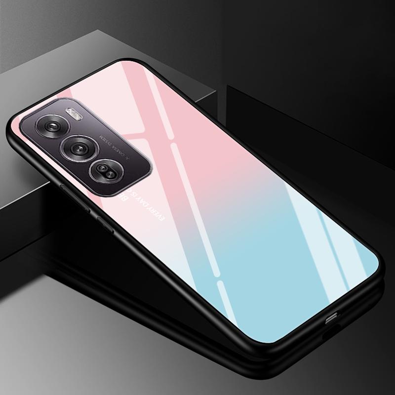 Für OPPO Reno12 Reno 12 Pro 12Pro Hülle Abdeckung Hartglas Hüllen für OPPO A60 4G / realme c61 4G Harte Rückseite Bumper Für Reno 12