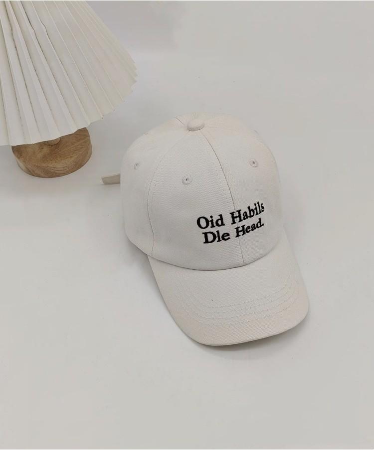 Stylish Children's Duck Tongue Cap With Embroidered Letters For Travel In Spring And Fall Wine Red