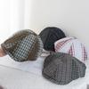 Korean Style Plaid Berets Y2k Painter Hat Vintage Newsboy Caps  Outdoor