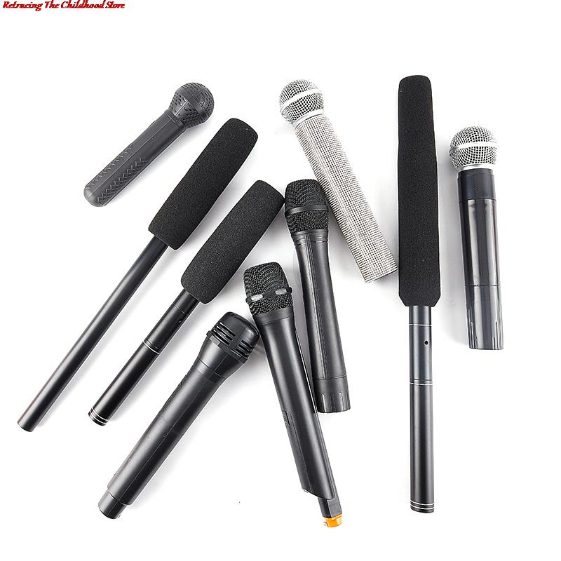 1Pc Dummy Microphone Educational Toys Simulation Mic Model Shell Performance Props Children Toys Microphone Model