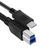 1m Type-C 3.1 to USB 3.0 Type B Printer Extension Cable High Speed Data Cable