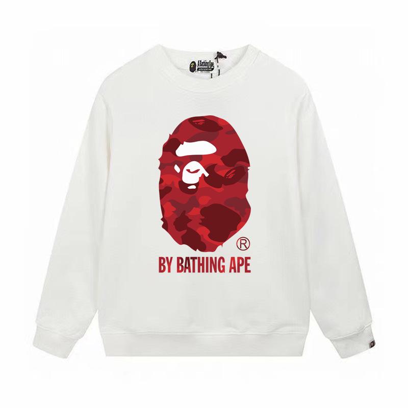 Herrtröja med lång ärm, boktryck och frotté - Höst/Vinter Casual Pullover Trendig Topp