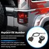 X Autohaux Turn Signal Light Socket Harness for Jeep Wrangler JK JKU 07-18 No.68030098AA