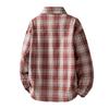 2025 Simple Plaid Long-sleeved Shirt Men Spring Autumn New Loose Casual Couple Shirt Jacket