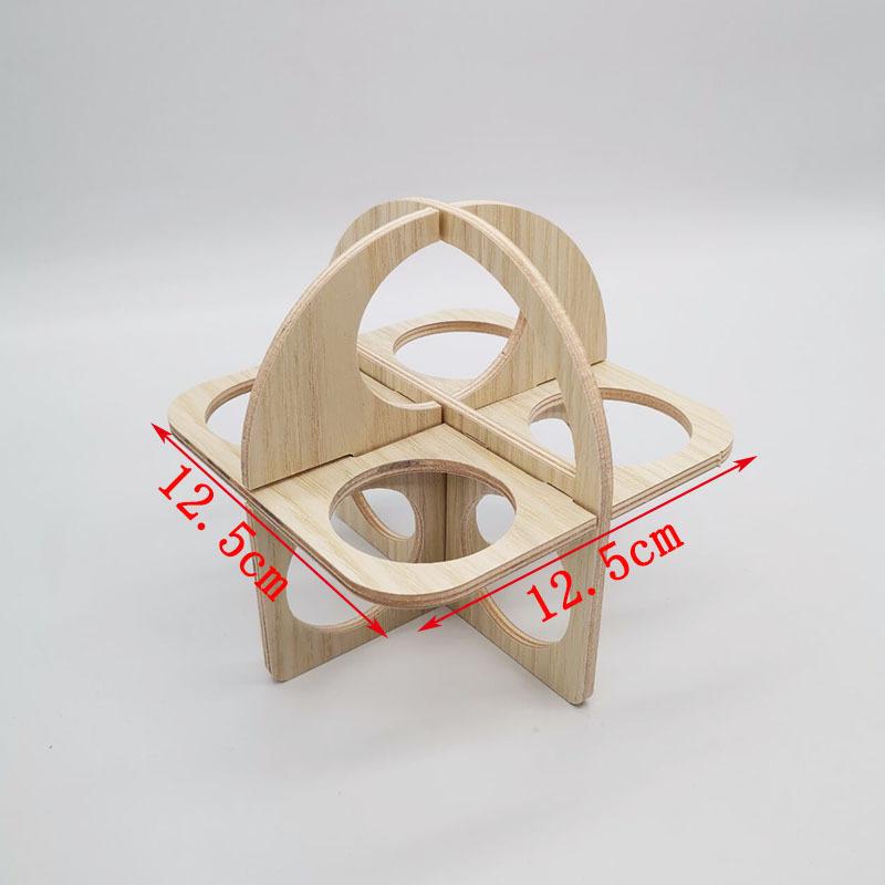 Hamster Swing Seesaw Nest Solid Wood House Hamster Sleeping Nest Golden Bear Villa Toys