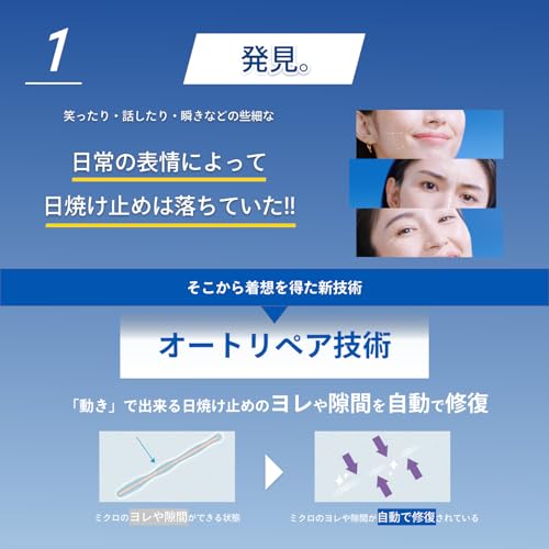 ANESSA Perfect UV Skin Care Milk NA 60ml LSF50+ PA++++ Sonnenschutz Gesicht Körper Make-up-Basis wasserfest.