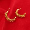 Gold Plated Weaving Tassel Pendant Necklace Earrings Bracelet Ring Jewelry Set for Women Fashion Jewelry Gift for Party Wedding
