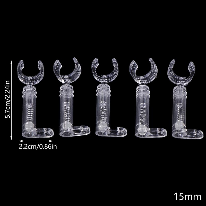 5Pcs Neon Light Transparent Supports Neon Sign Plastic Stand Height For 8Mm~18Mm Tube Neon Sign Parts