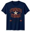 Strength In Strugle Focused On TShirt Retro Motivational Gift For Him And Her