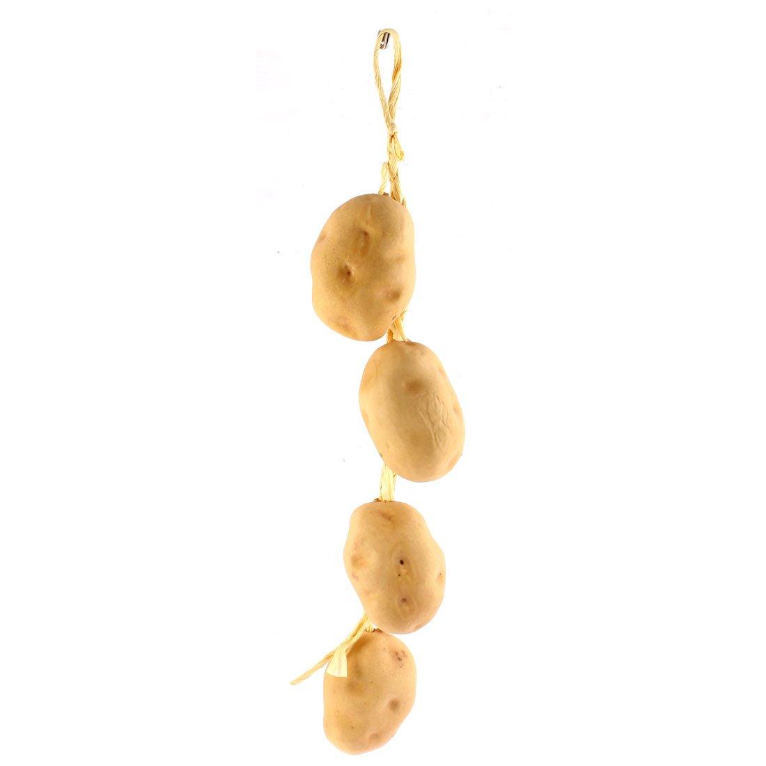 

uxcell Artificial Hanging Potato Decorative Artificial Vegetables Strings,