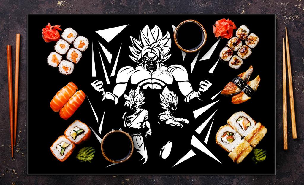 Szklana Płyta Ochronna Na Kuchenkę 80x52 Anime