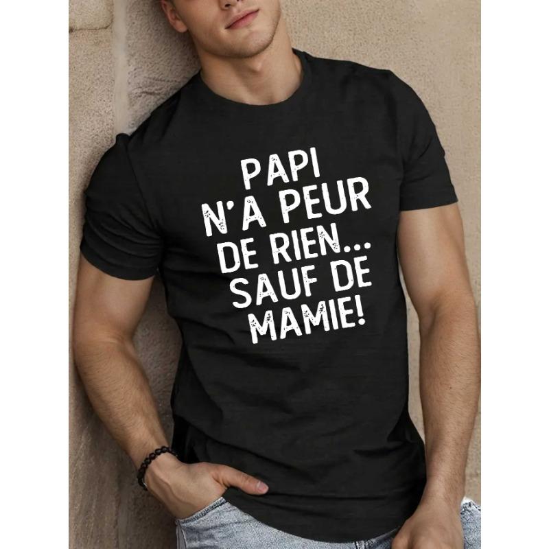 European sizes Fun French Crinkle Plus Size Men S T-Shirt S