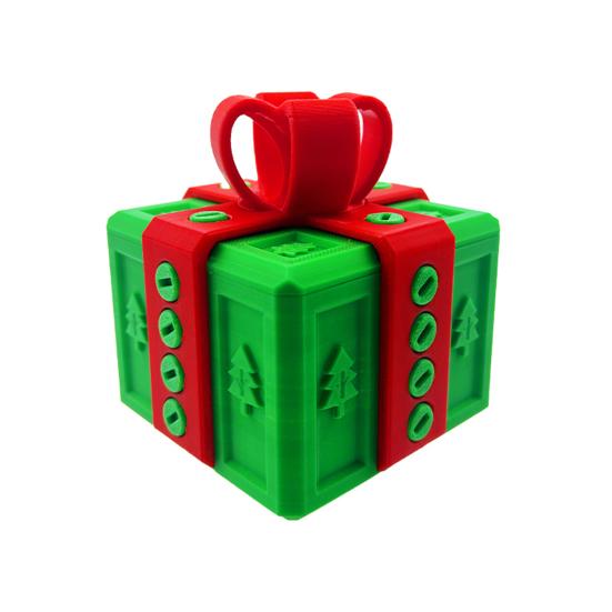 Annoying Gift Box with Screws 3D Printed Puzzle Present Box Prank Screw Challenge Case Home Office Decoration Ornament Christmas Gag Gift