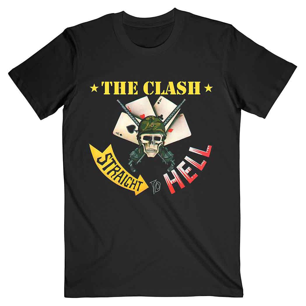 Футболка The Clash Straight To Hell Официальная Черная Новая S