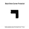 Fish Tank 90° Corner Protector: Anti-Collision High Shoulder Clip for Glass Grooves