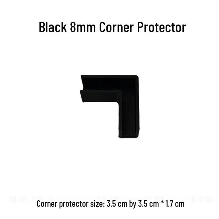 Fish Tank 90° Corner Protector: Anti-Collision High Shoulder Clip for Glass Grooves