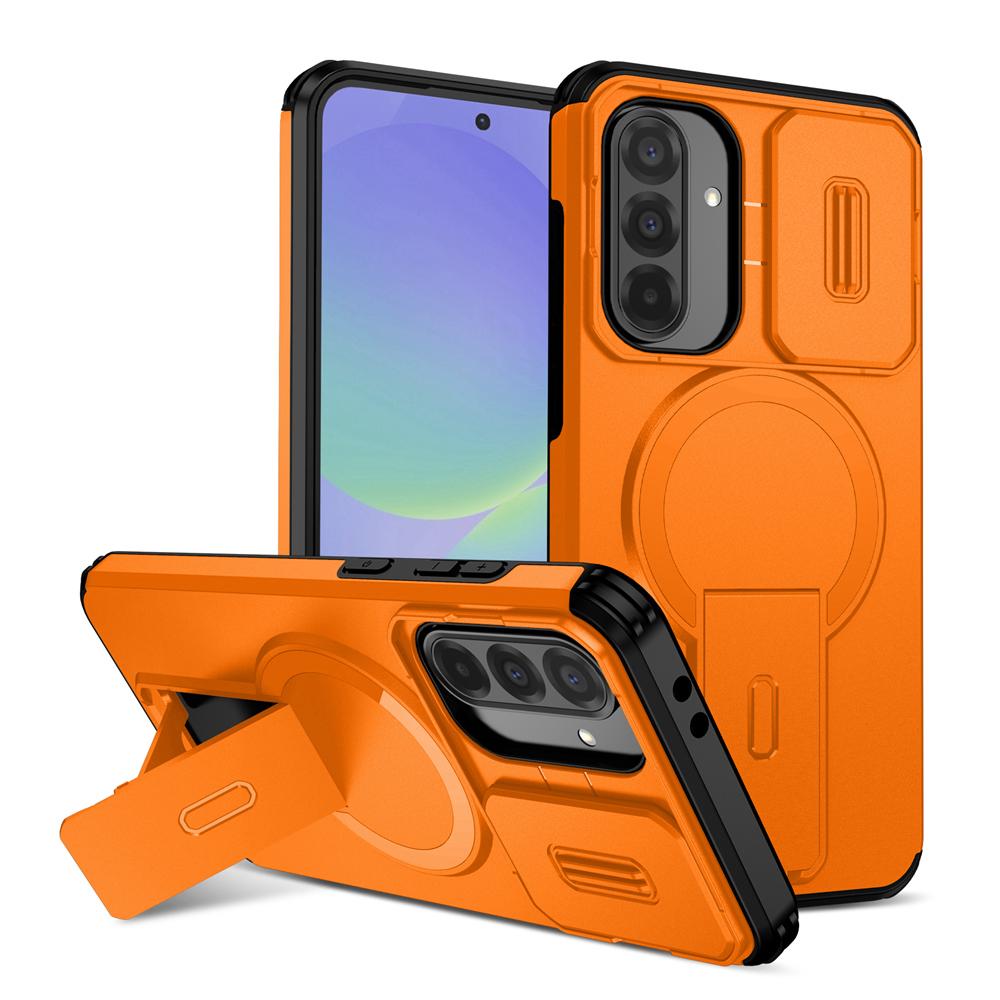 KEYSION Stoßfestes Magnetisches Case für Samsung A56 5G A36 A26 A16 Schiebbarer Kameraschutz Ständer Handyhülle für Galaxy A17 5G