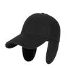 Brand Oohmy Baseball Cap Wool Winter Hat with Brim Earflap, Fitted Hat, for Men, Cold Weather, Ski, Snow, Hiking Bonnets