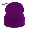 Outdoor Sports Winter Hat Unisex Solid Color Knit Beanies, Classic Slouchy Skull Cap for Winter, Soft Thermal Casual Warm Headwear Men