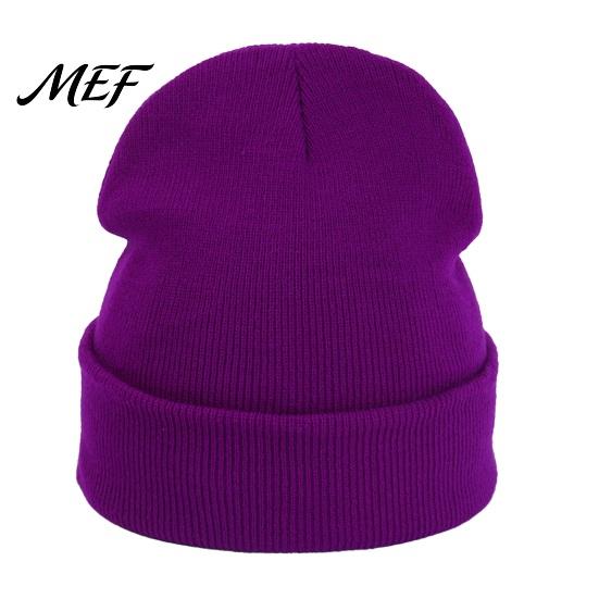 Outdoor Sports Winter Hat Unisex Solid Color Knit Beanies, Classic Slouchy Skull Cap for Winter, Soft Thermal Casual Warm Headwear Men