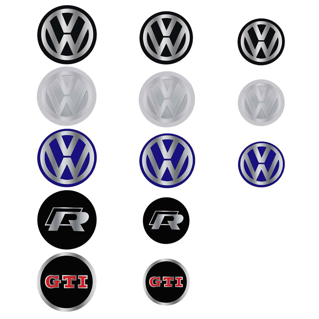 4Pcs 56/60/65/66mm For Volkswagen VW Original Hubcaps Car Wheel Center Cover Decoration Sticker Auto Hub Caps Replacement Badge