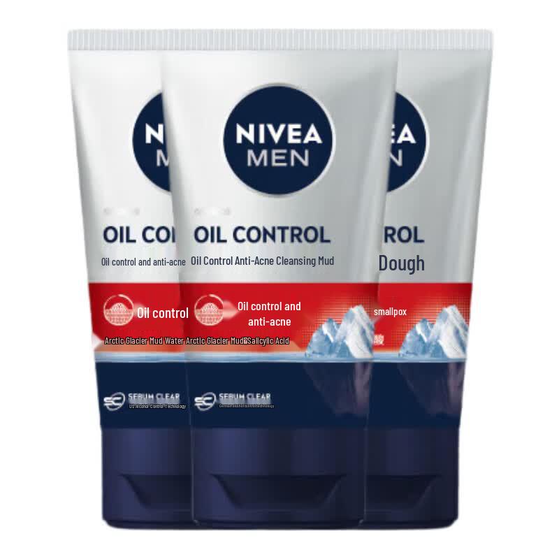 NIVEA Men Oil Control & Acne Fight Cleansing Mud