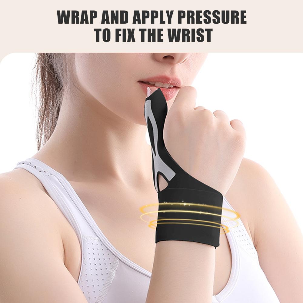 1Pc Thumb Wrist Compression Sleeve For Tendonitis Arthritis Pain Relief Unisex Splint Liner Fits Both Hands
