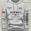 Stamped Multi-color Flag Pattern Sweatshirt Men's Loose Fit Couple's Hooded Casual Jacket Unisex Holiday Gift