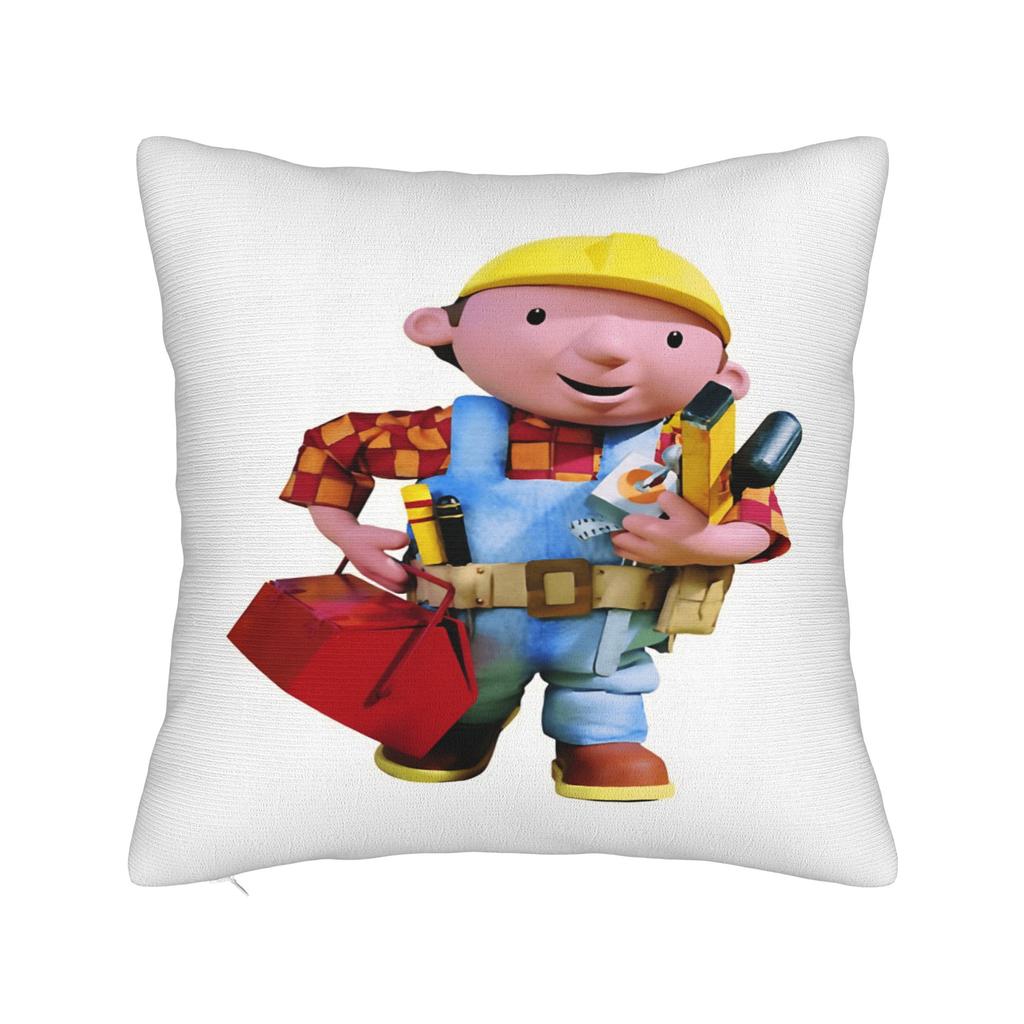 Cartoon B-Bob B-Builder Pillow Case Custom Pillow Cover For Living Room Sofa Fashion Pillowcases