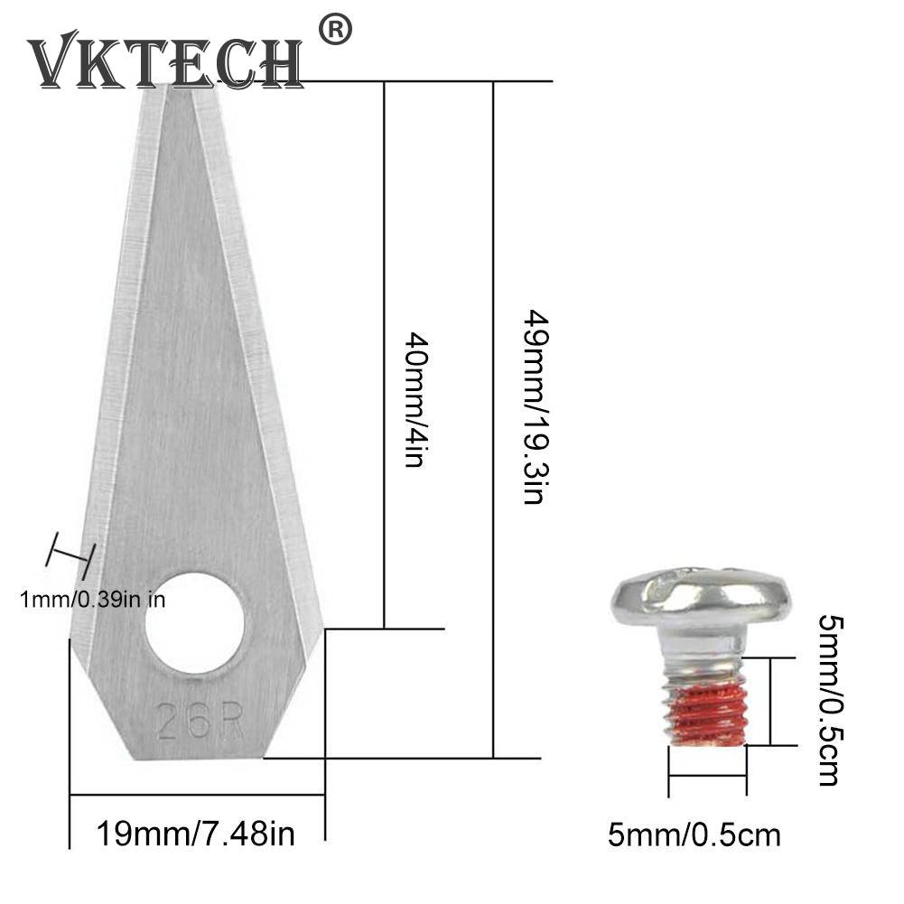 18 Stück Rasenmäher Ersatzklinge Edelstahl Automatische Bewegungsmaschine Klinge Titanbeschichtung für Bosch Indego 800 1000 1200