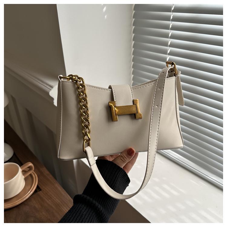 Wiosna 2024 Nowa Moda Retro Torba na Ramię i Przez Ramię - Wszechstronna Teksturowana Torba Podpachowa do Dojazdów