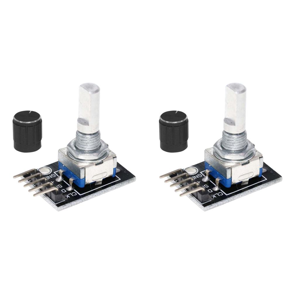 1-10PCS 360 Degree Rotary Encoder Module KY-040 Brick Sensor Development Board with Knob Cap Potentiometer KIT DIY for Arduino