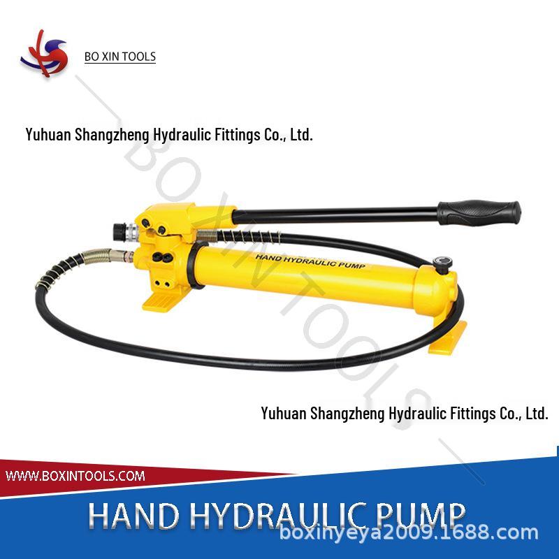 Portable Hydraulic Manual Pump for Punching, Cutting, and Bending Copper/Iron Plates and Angle Steel