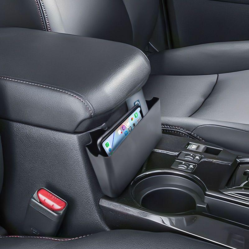 Center Console Hanging Storage Box Tray for Toyota 4Runner Accessories 2010-2024 Wallet Phone Keys Armrest Hanging Car Organizer