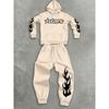 Men's Casual Pullover, Spring and Autumn Long Sleeved Sportswear Set, Casual Classic Cool Street Style, Suitable for Outdoor Wear