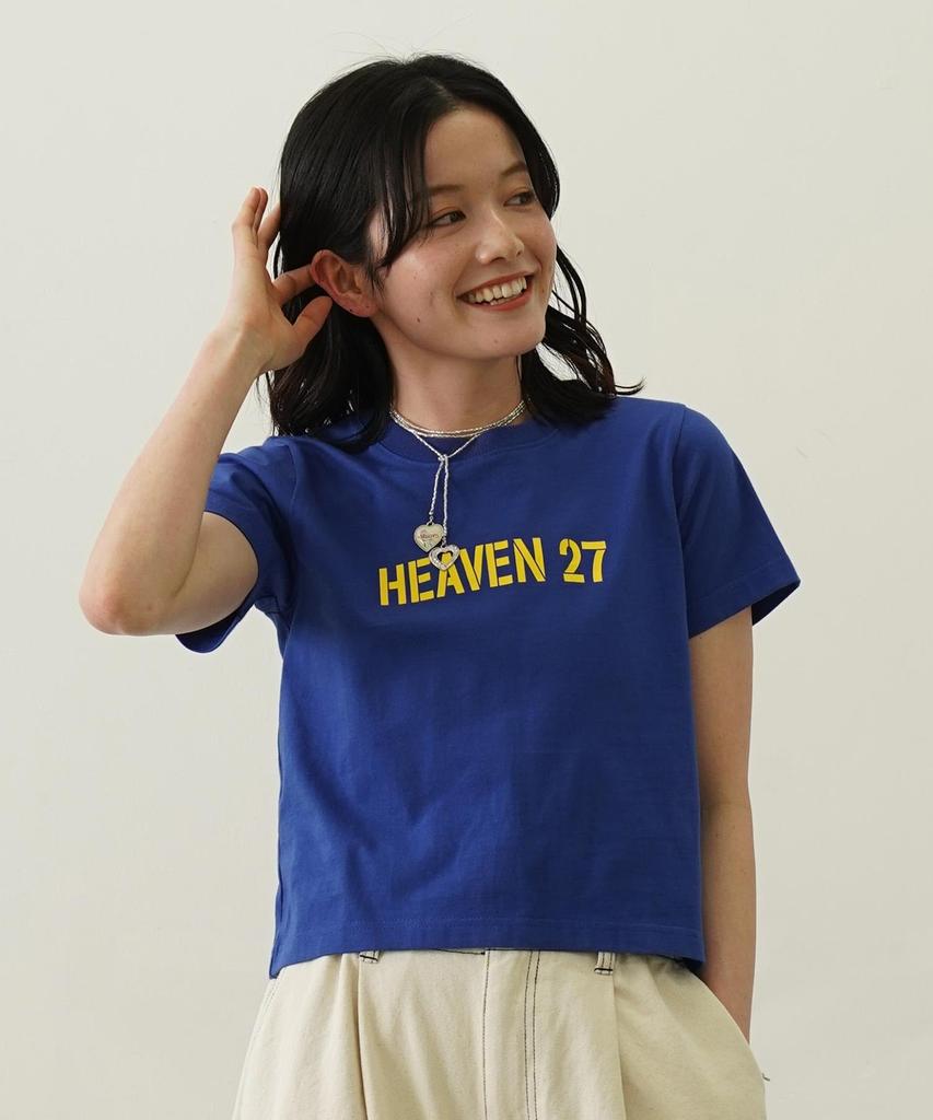 Milkfed HEAVEN27 COMPACT Blue S/S TEE, Women's,
