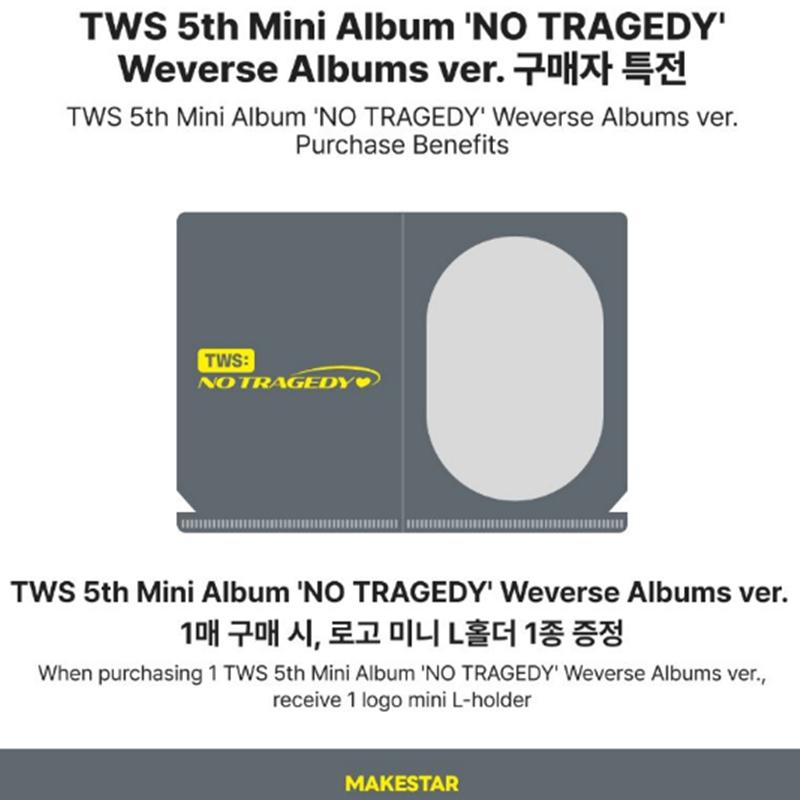 [Pre-order] TWS Mini 5th Album [No Tragedy] Weverse Albums Ver. (Online Benefit)