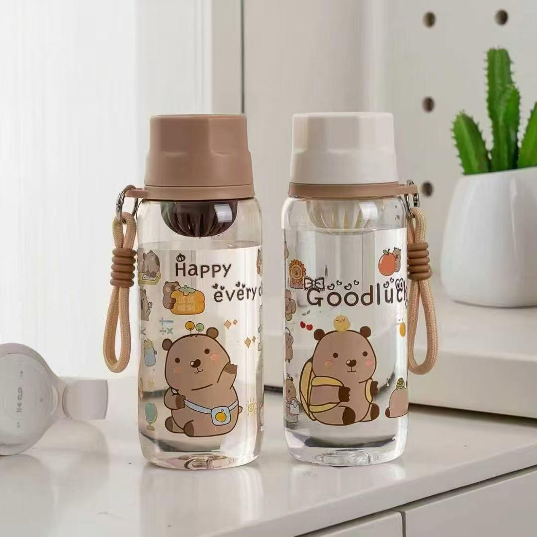 

High-Design Cartoon Kids Straw Cup - Portable, Durable, Outdoor-Ready 700ml per box of 80 белый